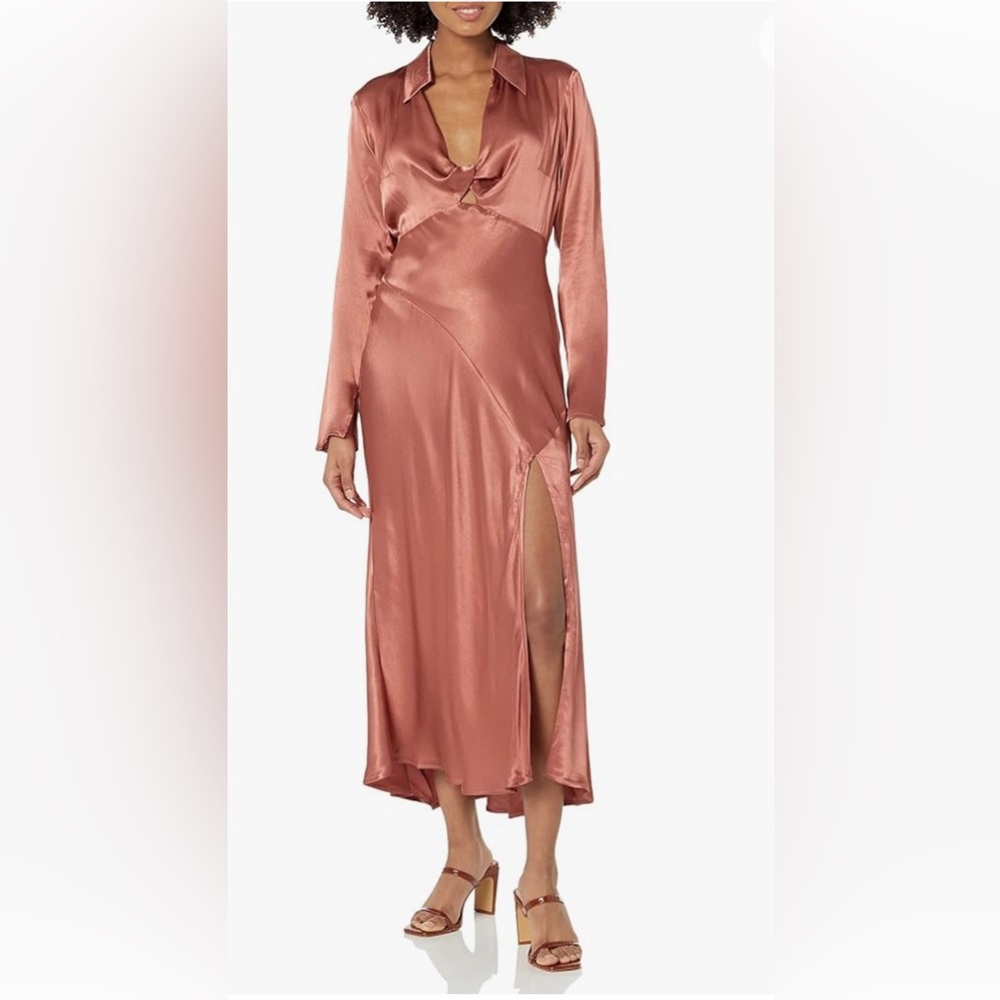 ASTR The Label Satin Dress….a definite outfit for fall!